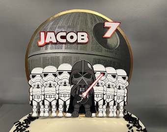 Darth Vader Cake Topper: Star Wars Birthday Party Decor