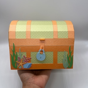 Coffret au trésor, boîte de bonbons pirate, boîtes de faveurs Le monde de Nemo, fête d'anniversaire sous la mer, fête à thème sirène,