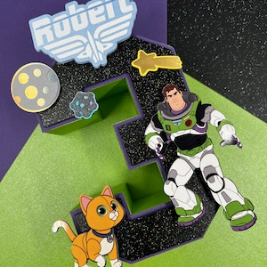 Buzz Lightjahre 3D Buchstabe: Geburtstagsparty Dekor