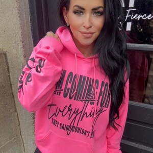 Neon pink zip up top cheap