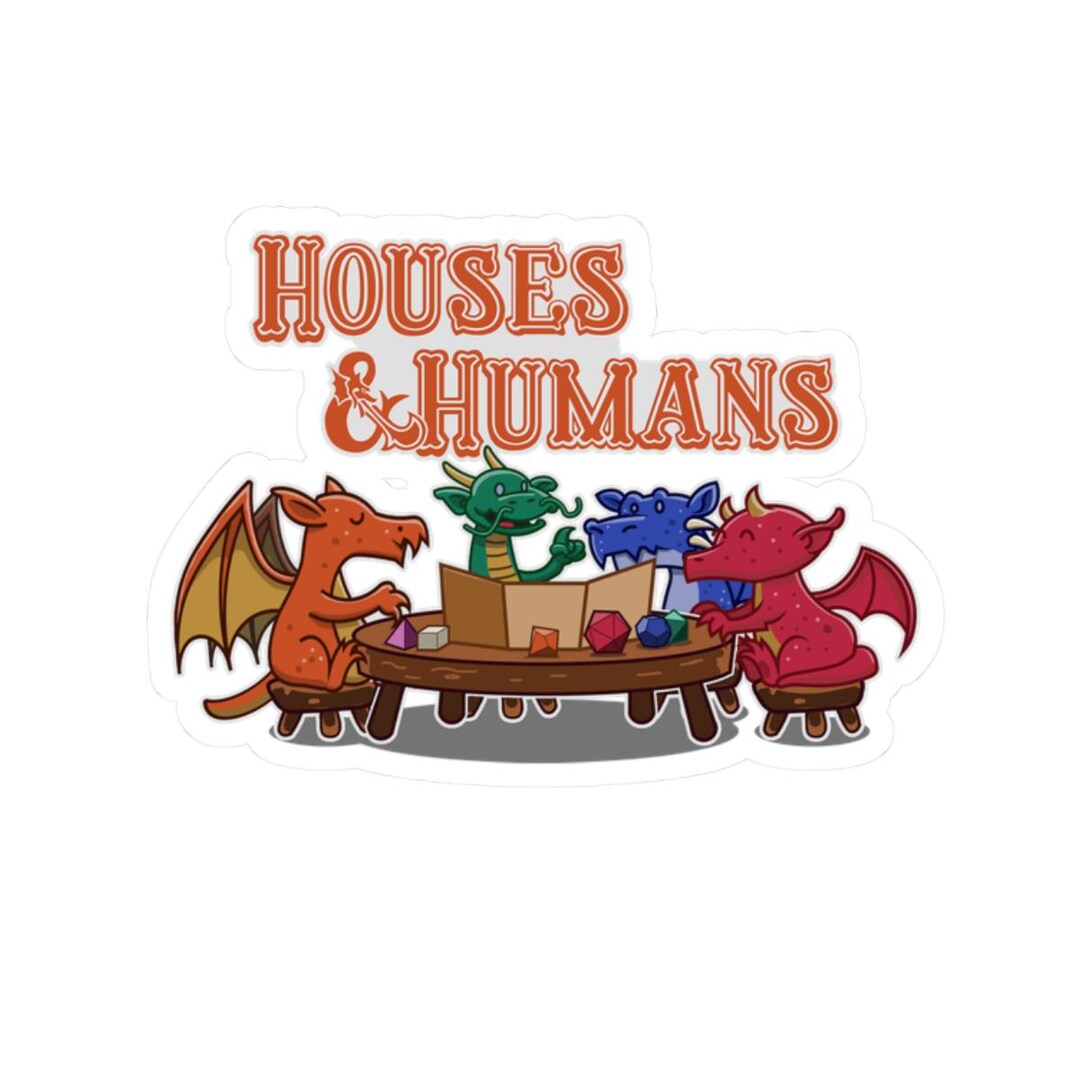 Dnd Sticker. Ragons Roleplaying. Funny Dnd, Dragons Playing House and ...