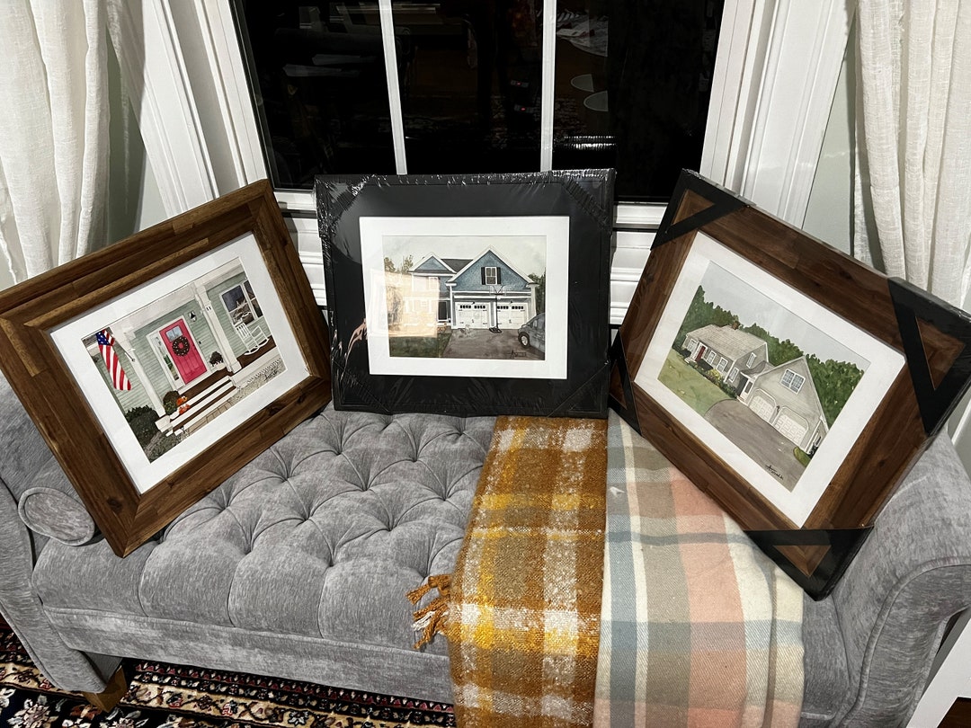 Custom Watercolor House Portrait, First Home Keepsake - Etsy