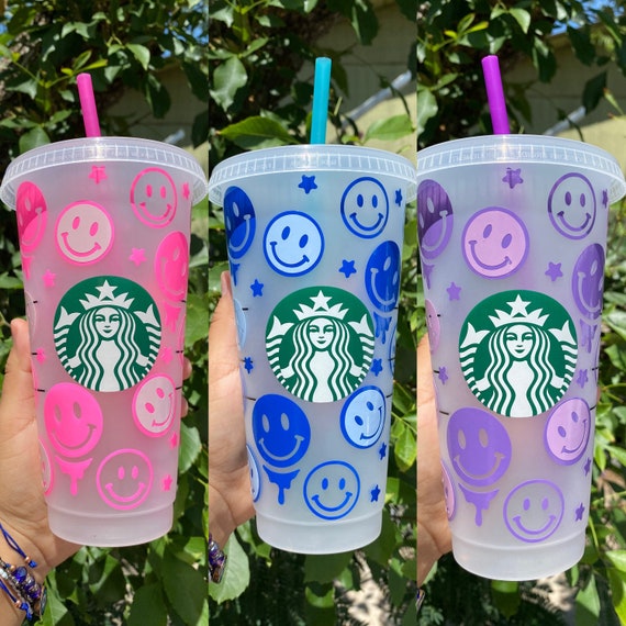 Smiley Face Starbucks Cup