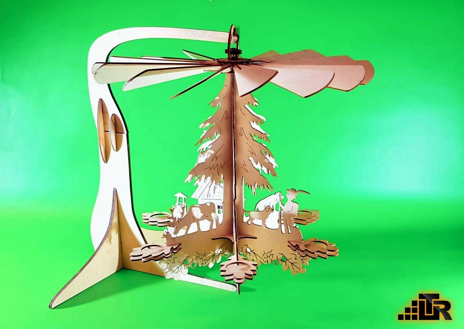 Hanging Pyramid Made of Wood - Thuringian Forest - Heat Play ...