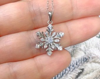 Collana Fiocco Di Neve In Argento 925 Con Zirconia Cubica – Delicata, Lunga 45 Cm, In Confezione Regalo Katy Craig - 2