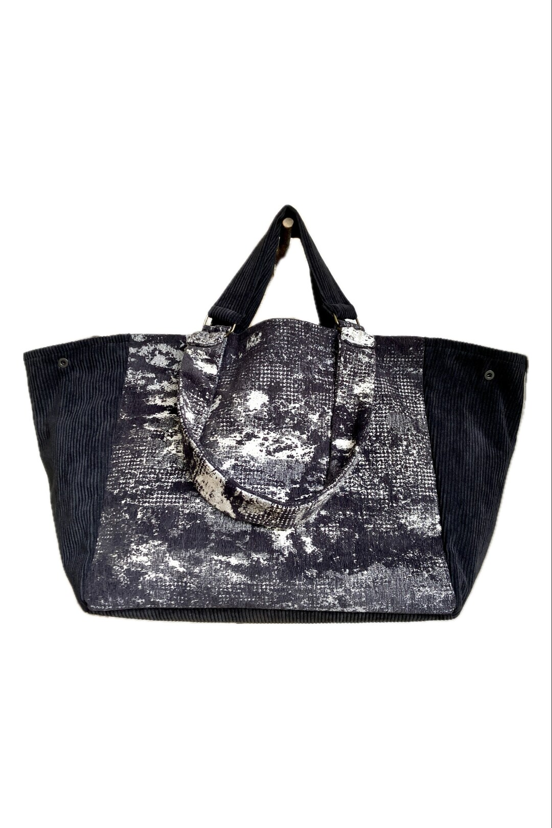 ALBA Sac cabas velours et brocard, doubles France