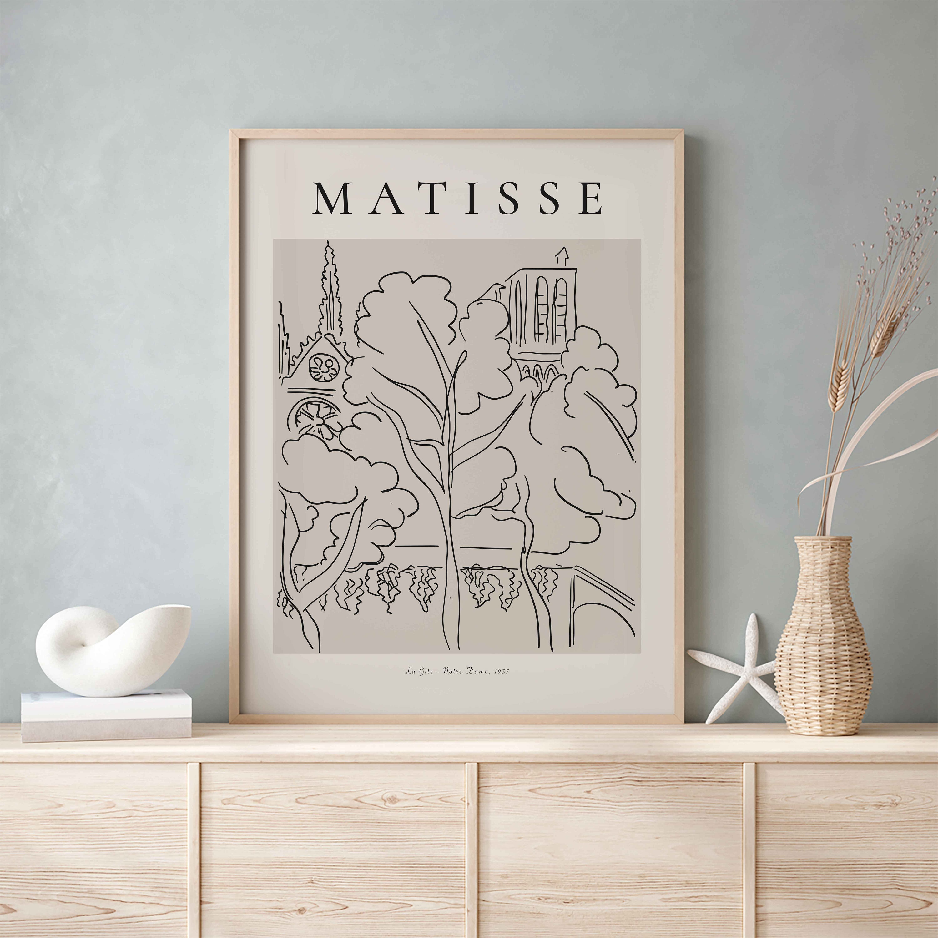 Henri Matisse Art Exhibition PosterMatisse Art PrintModern Art 