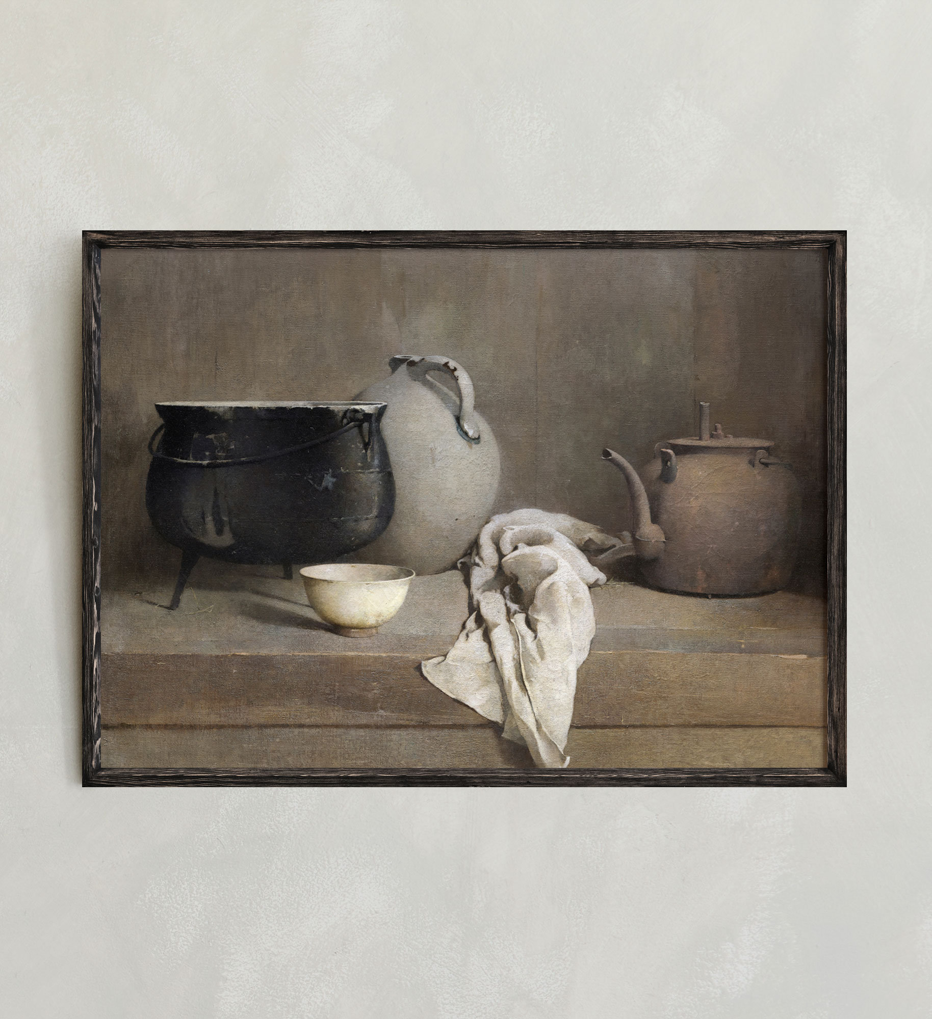 Rustic Kitchen Painting Farmhouse Print Farmhouse Kitchen Etsy