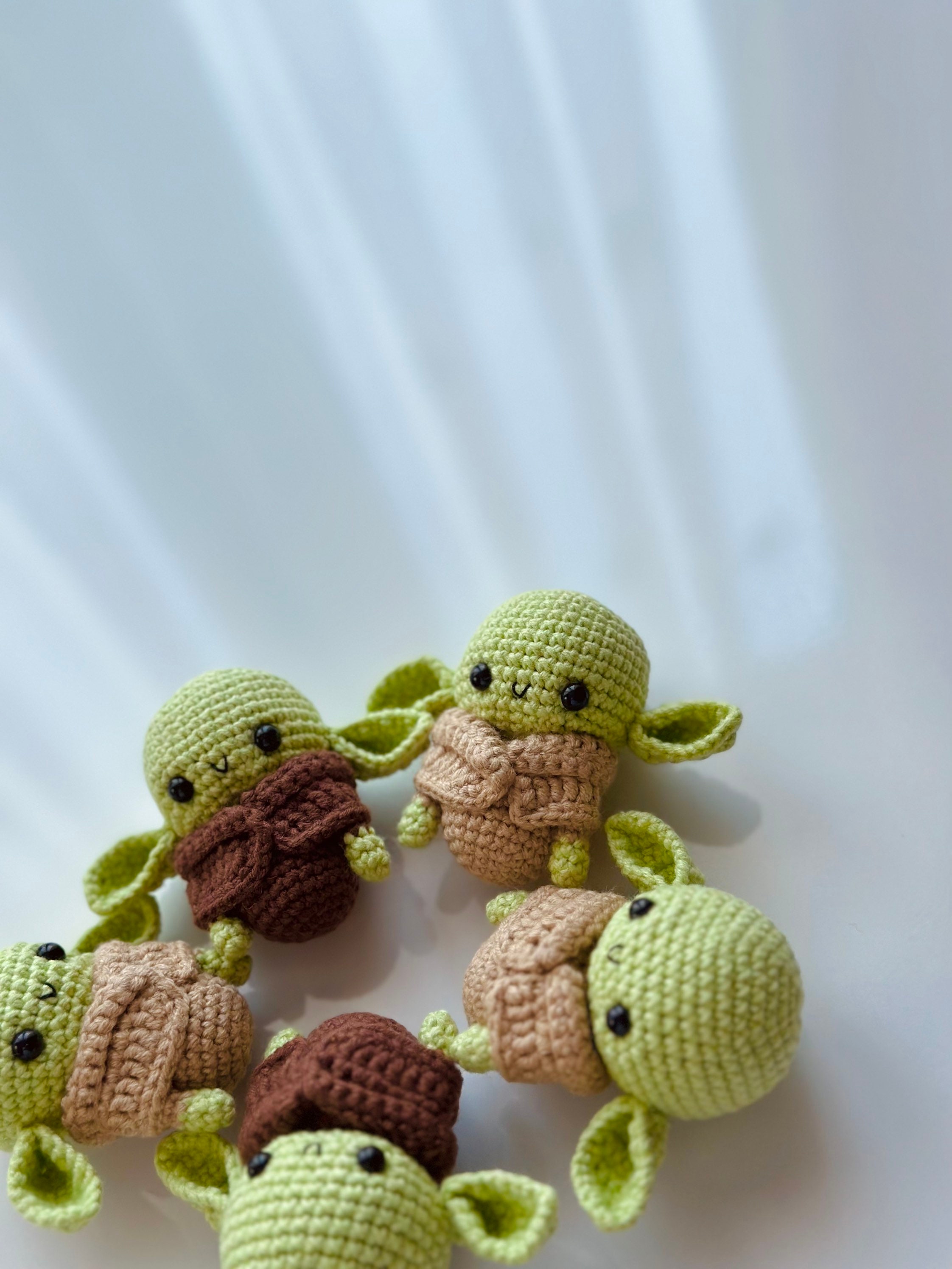 Baby Yoda Keychain Plushie Baby Yoda Halloween Decorations Etsy