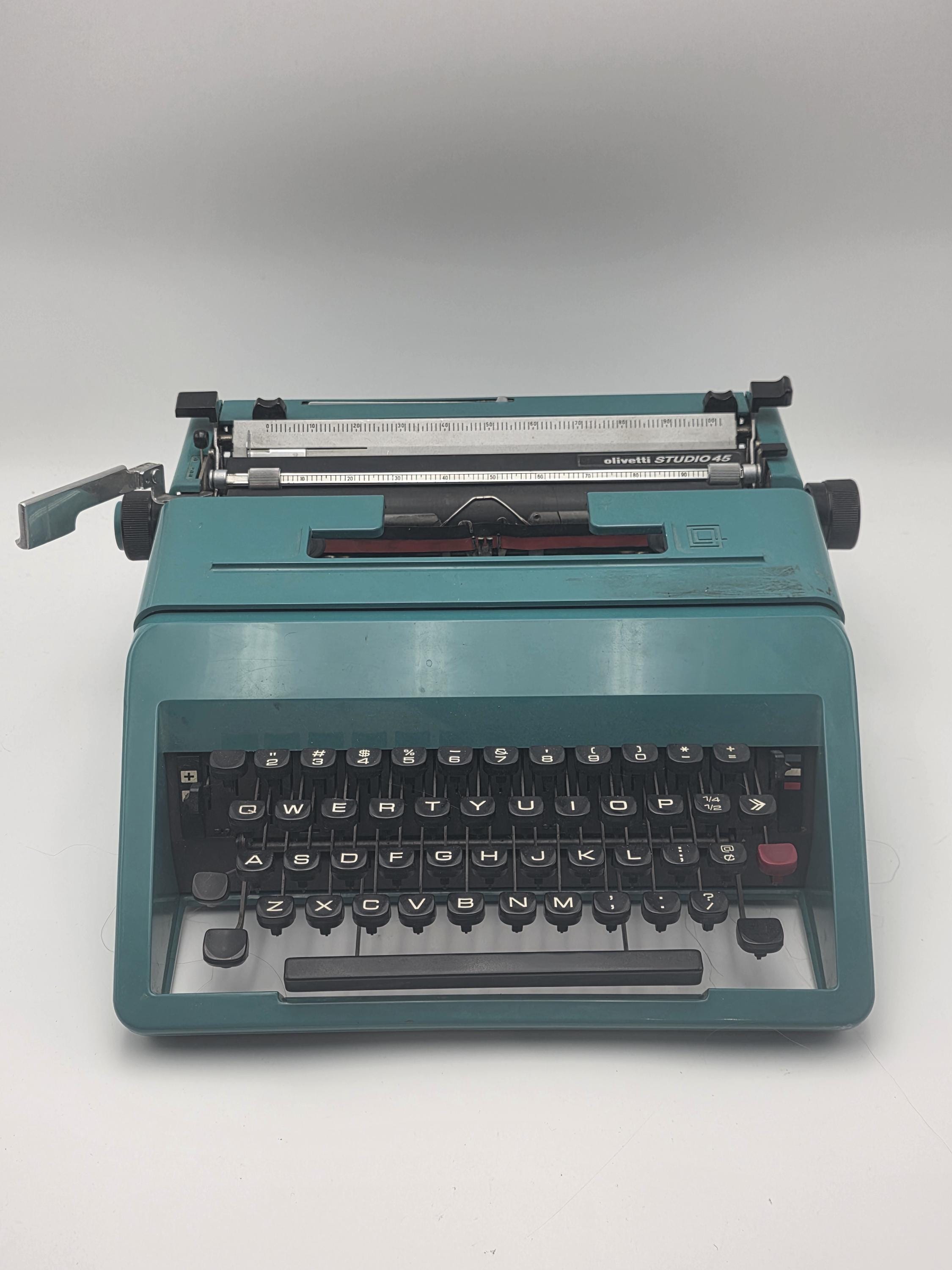 Typewriter Olivetti Studio 45 - Etsy