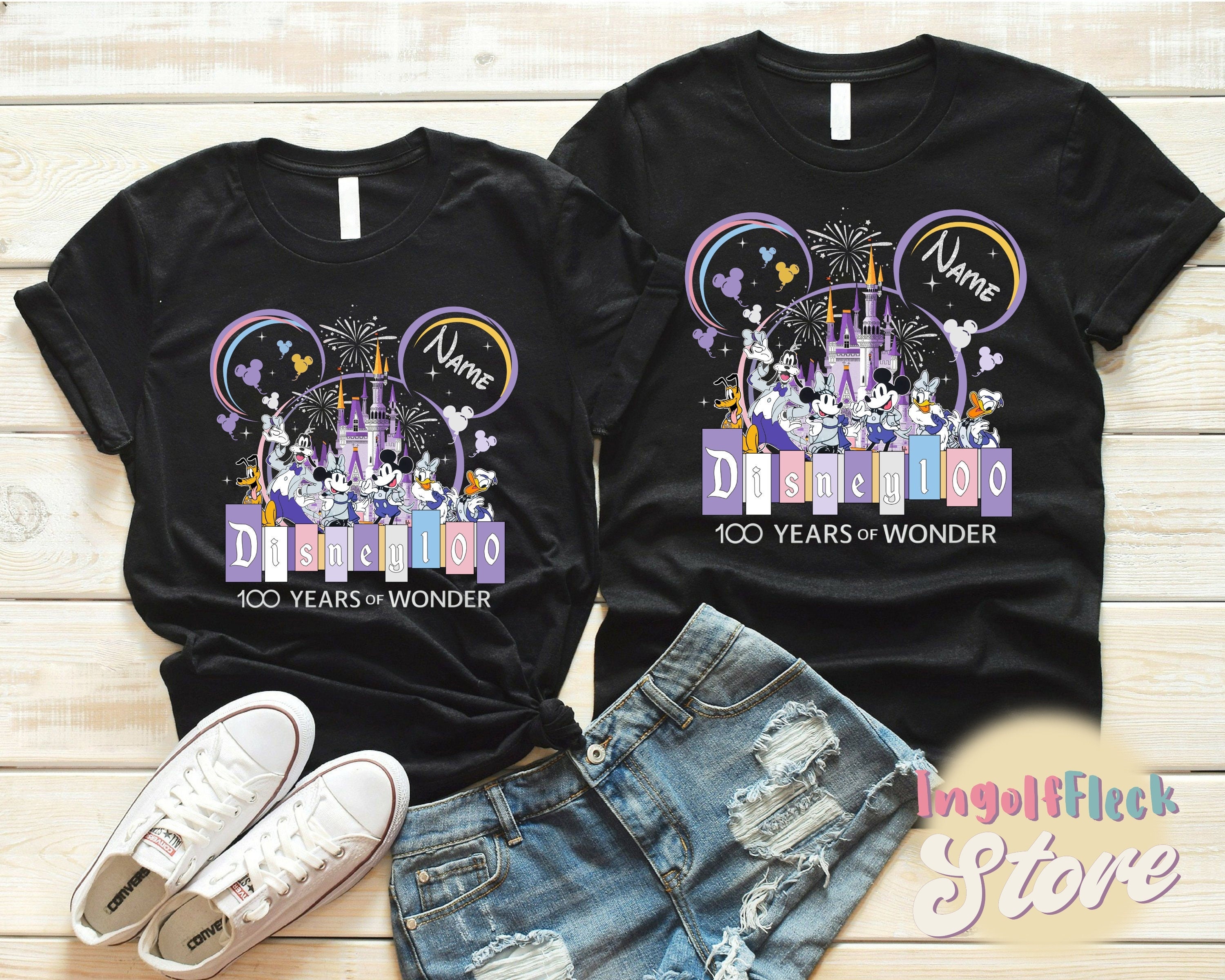 Discover Personalized Disney 100 Years of Wonder shirt