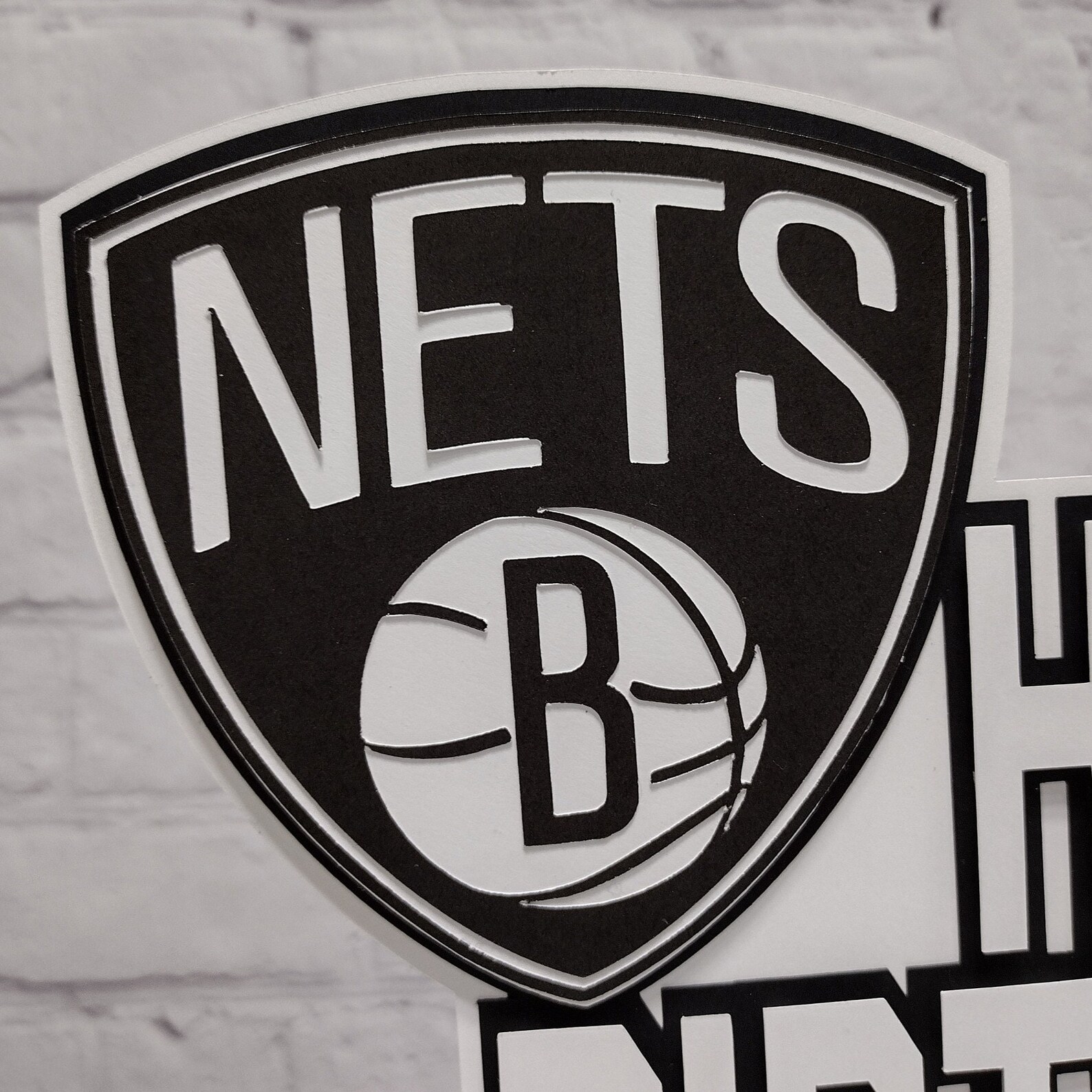 Brooklyn Nets Cake Topper Brooklyn Nets Birthday Brooklyn Etsy