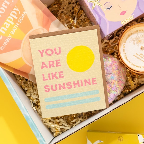 You are Like Sunshine Card | Any Occasion Card | Positive Card