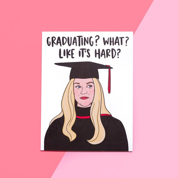 Graduation Card Elle Woods Legally Blonde