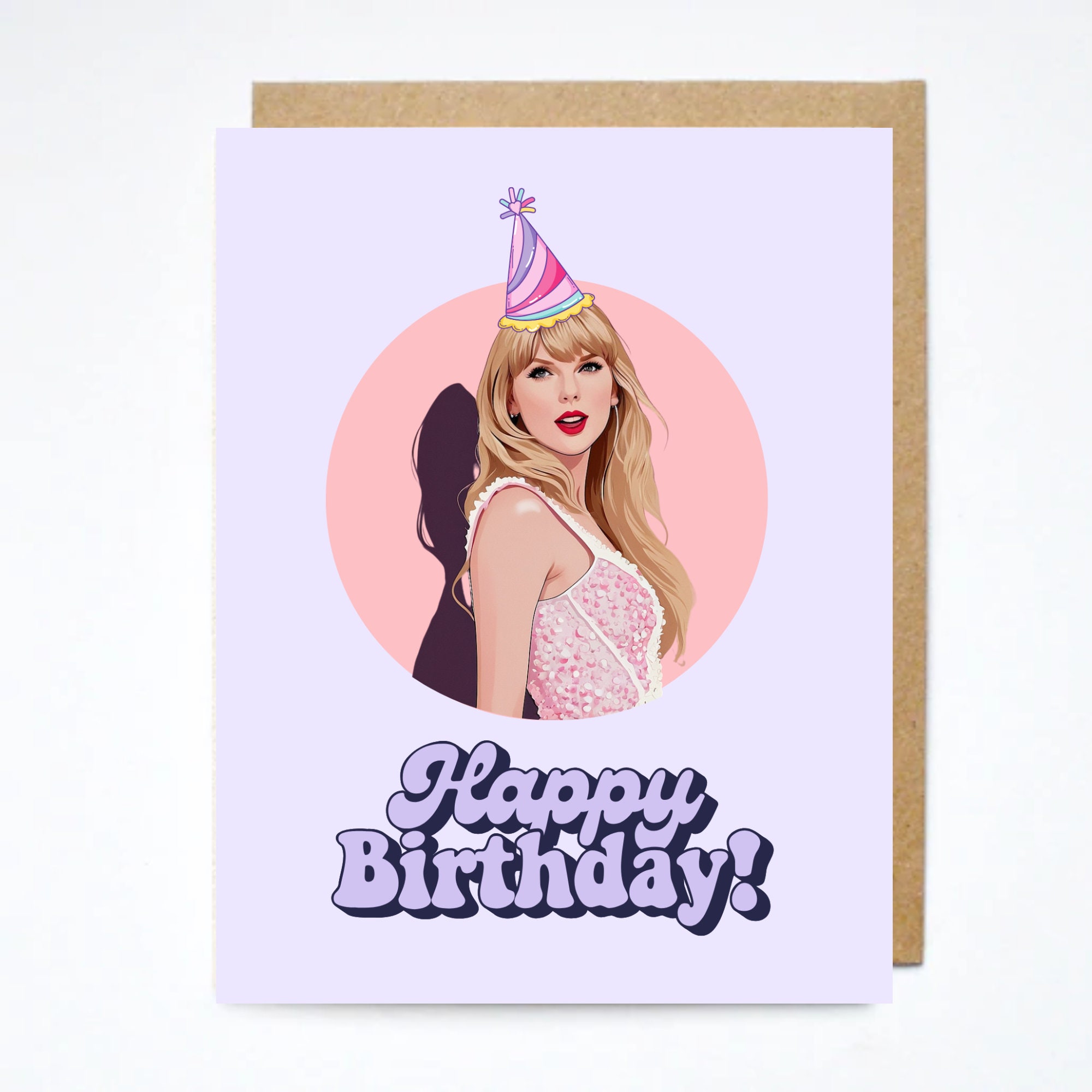 Taylor Swift Happy Birthday Card Taylor Swift Card Swiftie Birthday