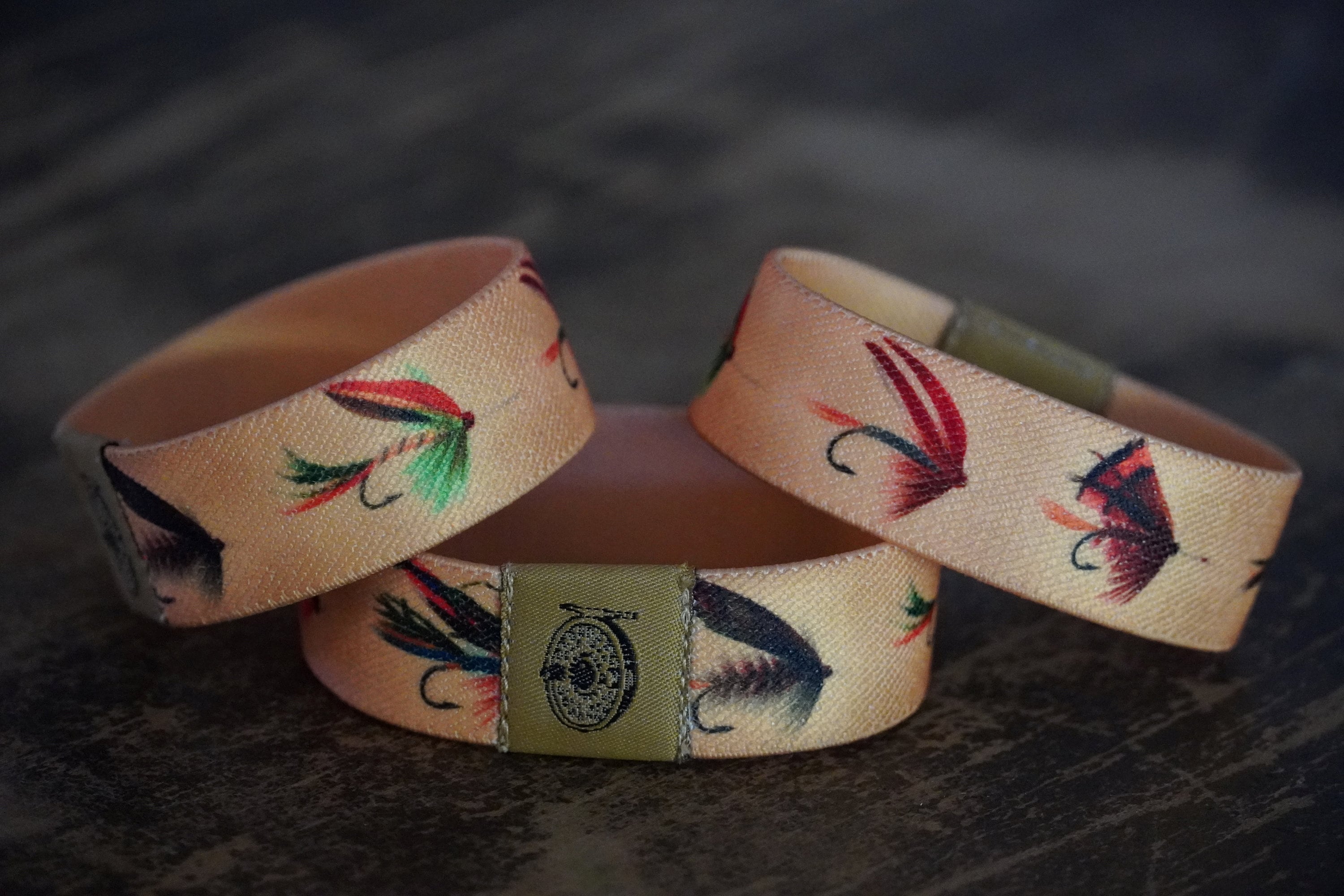 Fly Fishing Bracelet With Vintage Flies and Reel Etsy