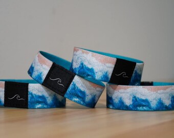 Ocean Wave Stretch Bracelet | Elastic Beach Wristband