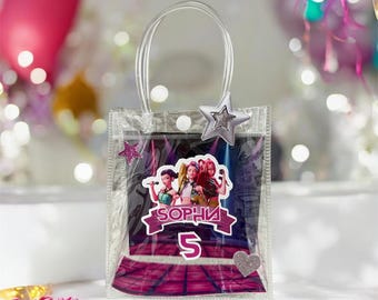 Bolsas de regalo personalizadas para fiestas de cazadores de demonios de Kpop / Bolsas de regalo para cumpleaños infantiles / Nombre y edad personalizados