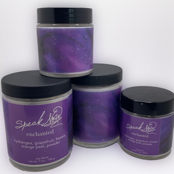 enchanted - speak now - listening candle