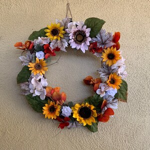 5 - Oogst, herfst, herfstkrans, voordeurdecoratie