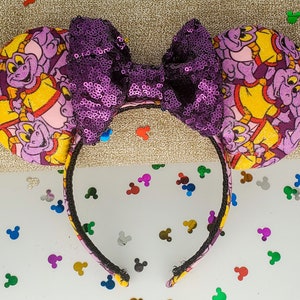 Figment One Little Spark Imagination Dreamfinder Epcot Journey into Imagination Purple Mouse EARS Future World 50th WDW