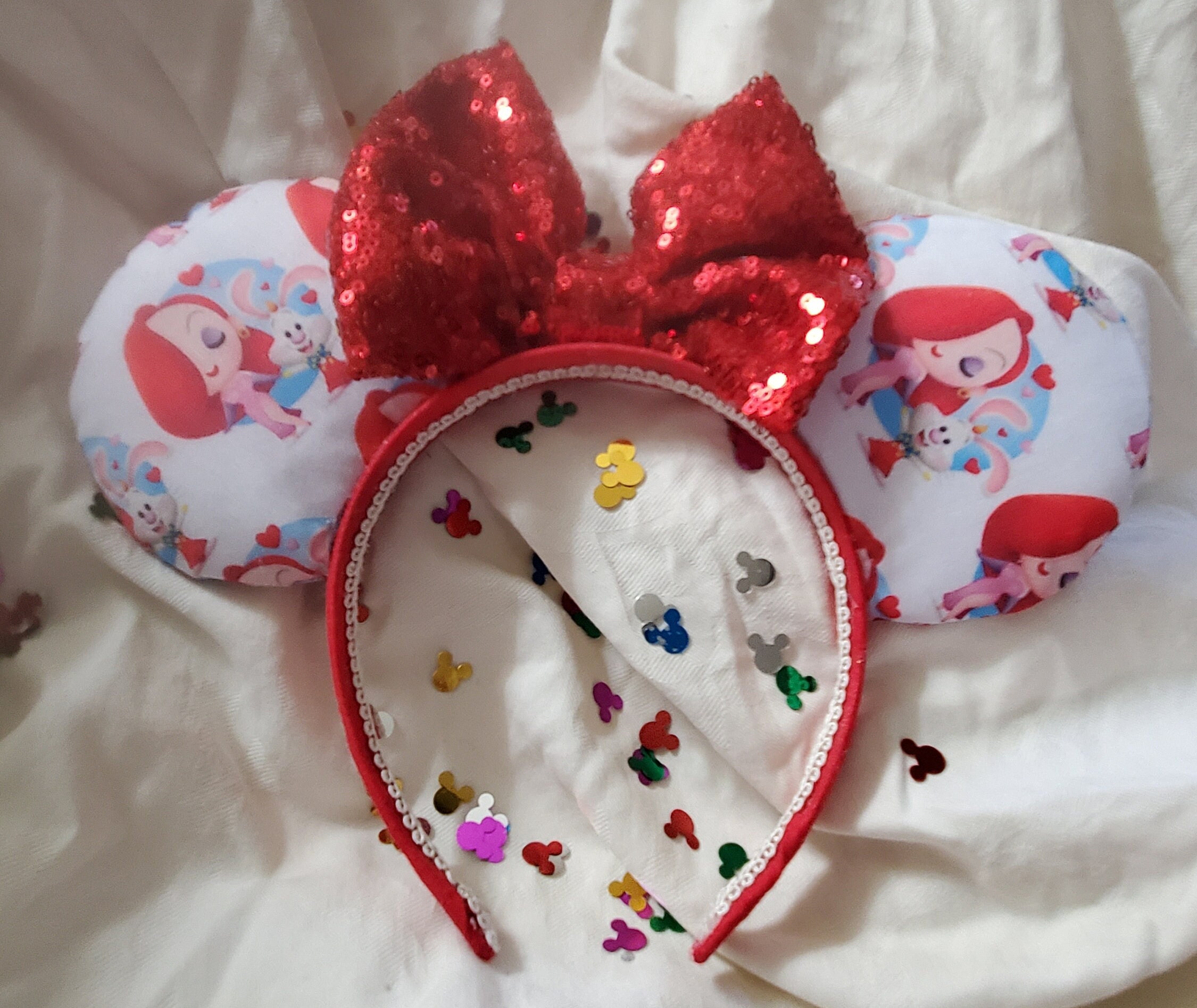 Roger Rabbit & Jessica Rabbit Cutie Mouse Ears Benny the Cab Who Framed ...