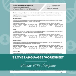ACT Therapy Worksheets Bundle Editable / Fillable / - Etsy ...