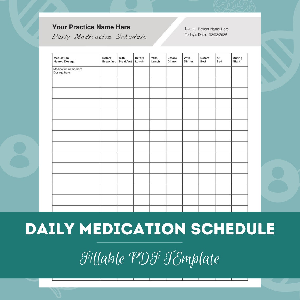 Psychiatric Forms Bundle Editable / Fillable / Printable PDF Templates ...