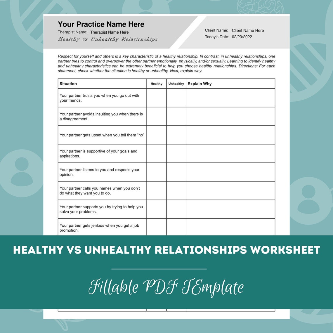 Healthy Vs Unhealthy Relationships Discussion Questions Healthy Vs Unhealthy Relationships Discussion Questions
