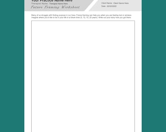 narrative therapy worksheets bundle editable fillable etsy