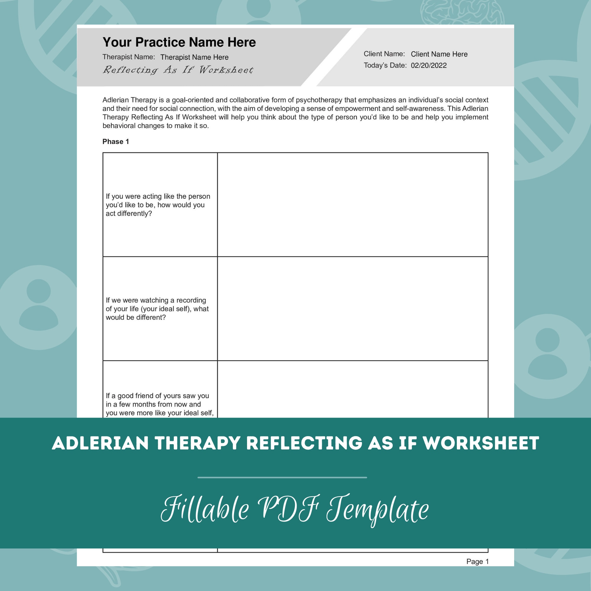 可愛いクリスマスツリーやギフトが！ Adlerian Therapy Worksheets Bundle | 14 Editable / Fillable 洋書