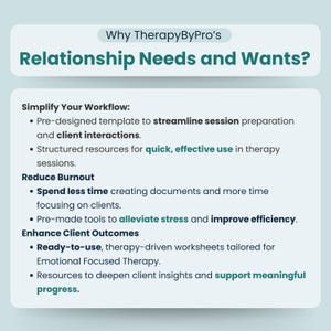 Relationship Needs and Wants Worksheet | Couples Therapy Resource ...
