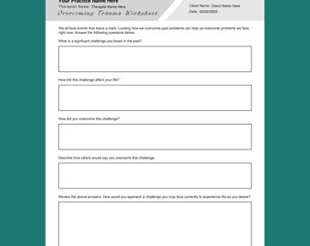 narrative therapy worksheets bundle editable fillable etsy