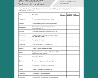 narrative therapy worksheets bundle editable fillable etsy