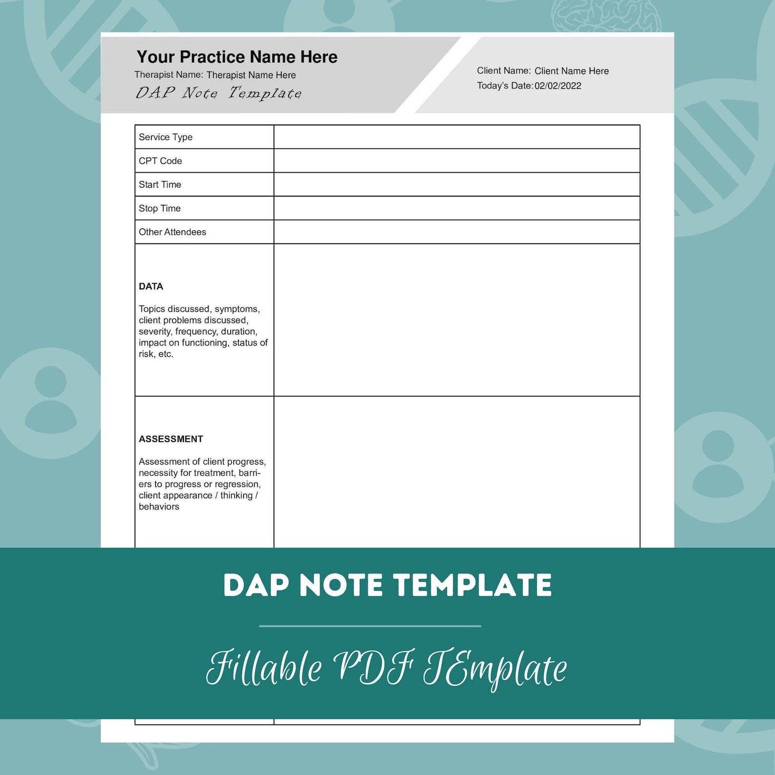 dap-note-template-editable-fillable-pdf-template-for-etsy