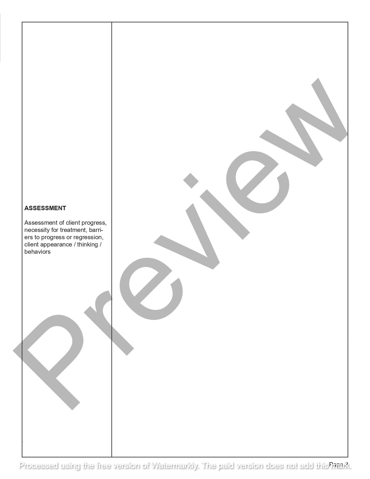 DAP Note Template | Editable / Fillable PDF Template | for Counselors ...