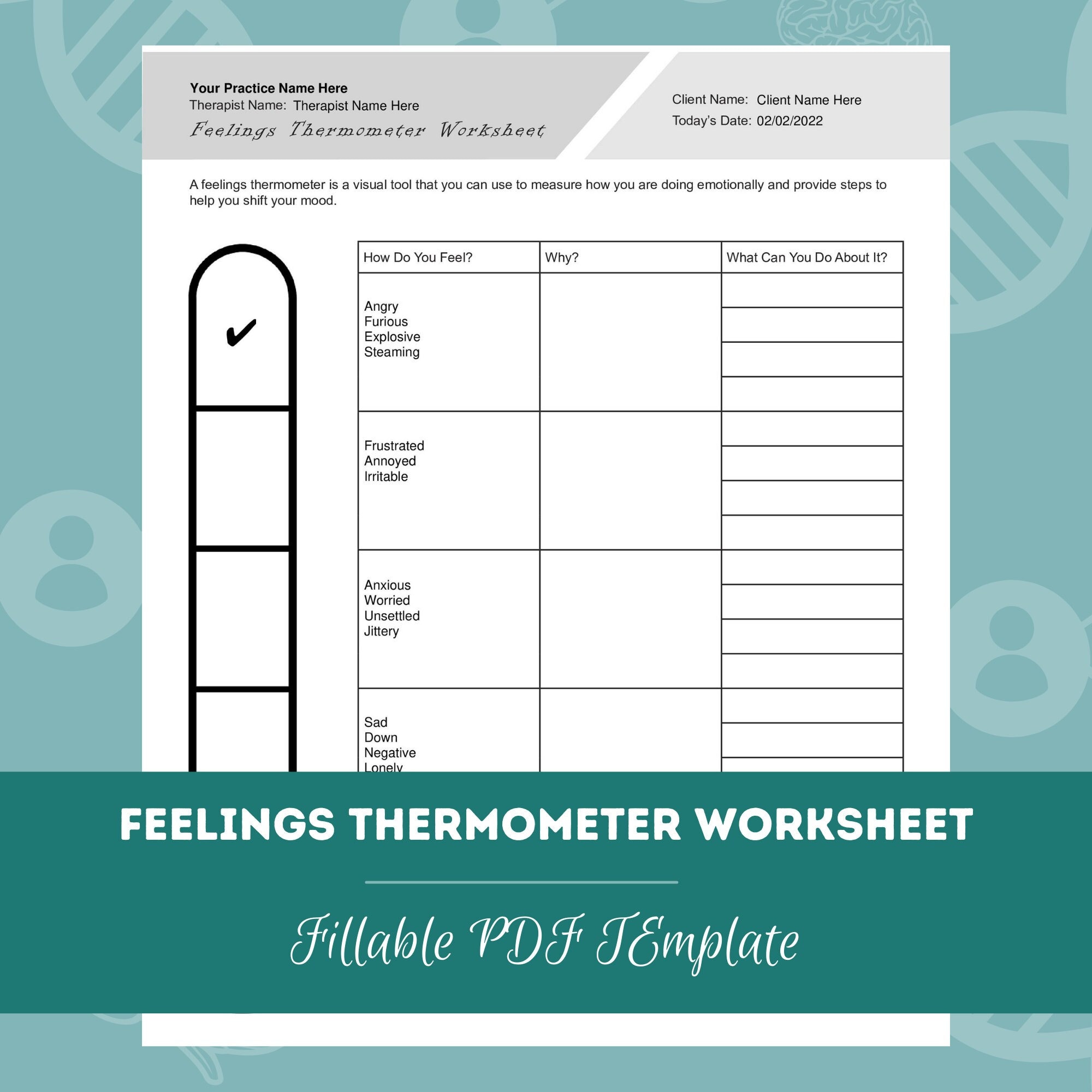 Thermometer Worksheet