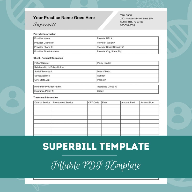 Psychiatric Forms Bundle Editable / Fillable / Printable PDF Templates ...