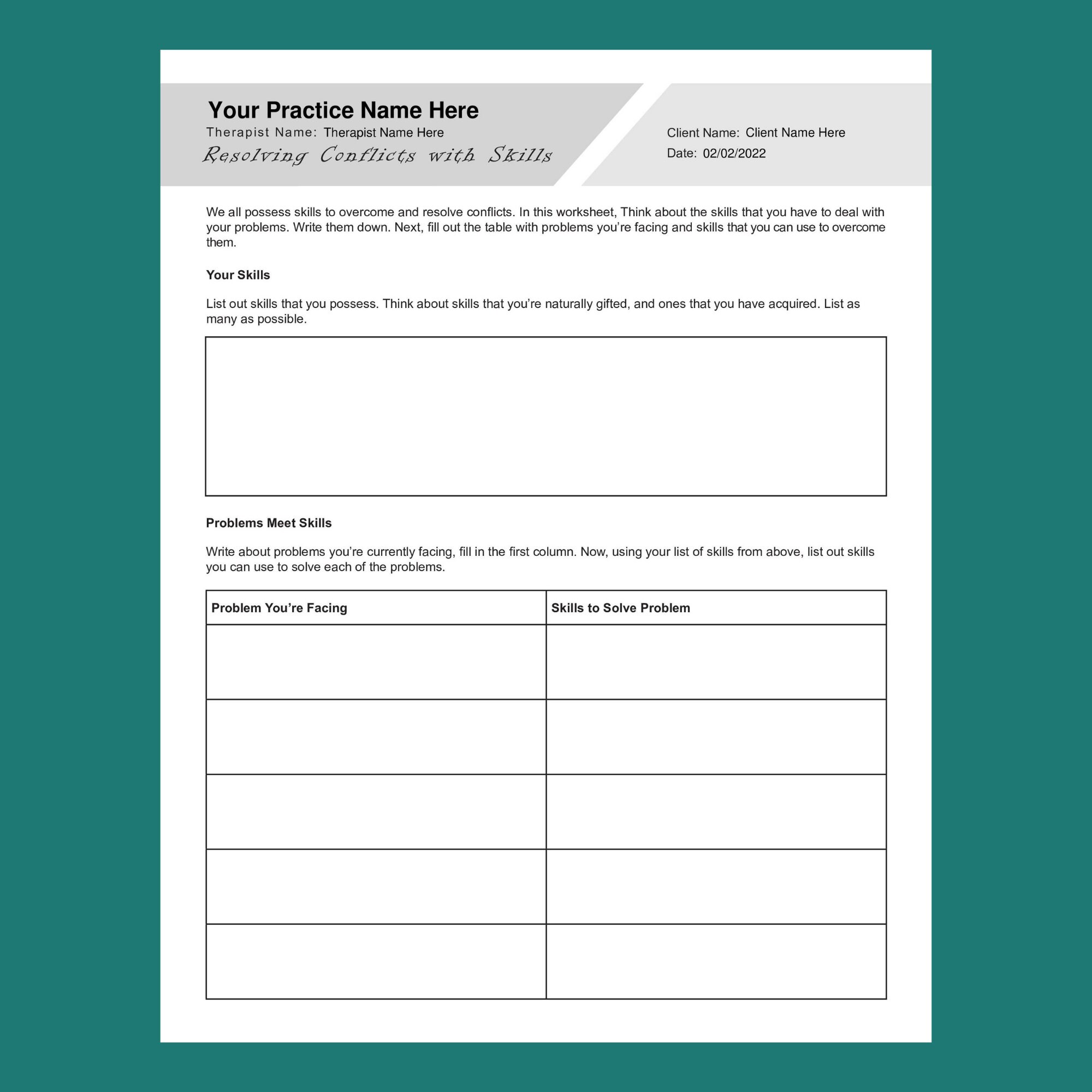 Narrative Therapy Worksheets Bundle Editable / Fillable / Printable PDF Templates Counselors ...