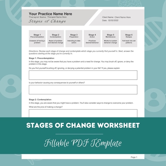 stages-of-change-worksheet-editable-fillable-pdf-template-etsy