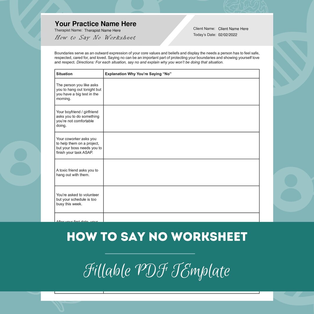 how-to-say-no-worksheet-editable-fillable-printable-pdf-counselors