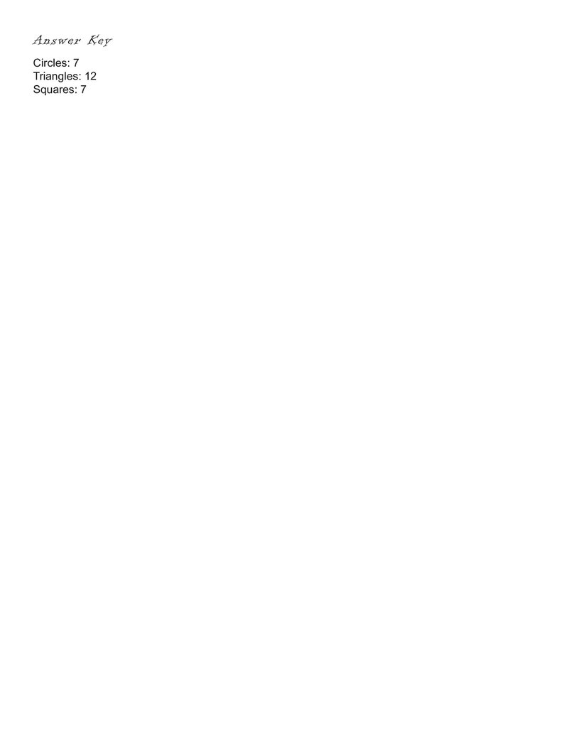 Shape Identification Exercise for Dementia Worksheet | Fillable PDF ...