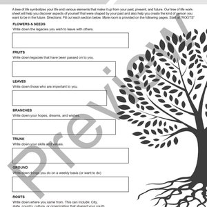 Narrative Therapy Tree of Life Worksheet Editable / Fillable PDF Narrative Therapy Tree of Life Worksheet Editable / Fillable PDF