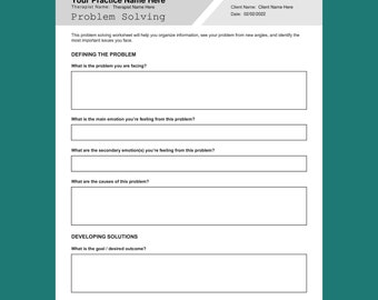 narrative therapy worksheets bundle editable fillable etsy