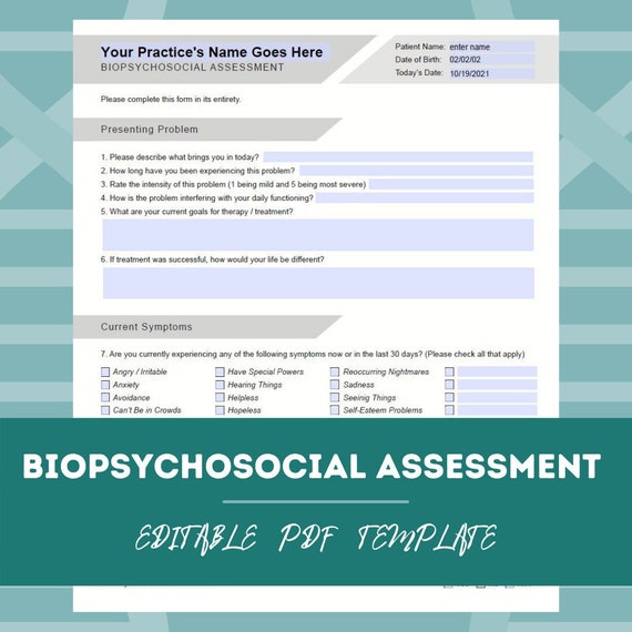 What Is A Biopsychosocial Assessment In Social Work