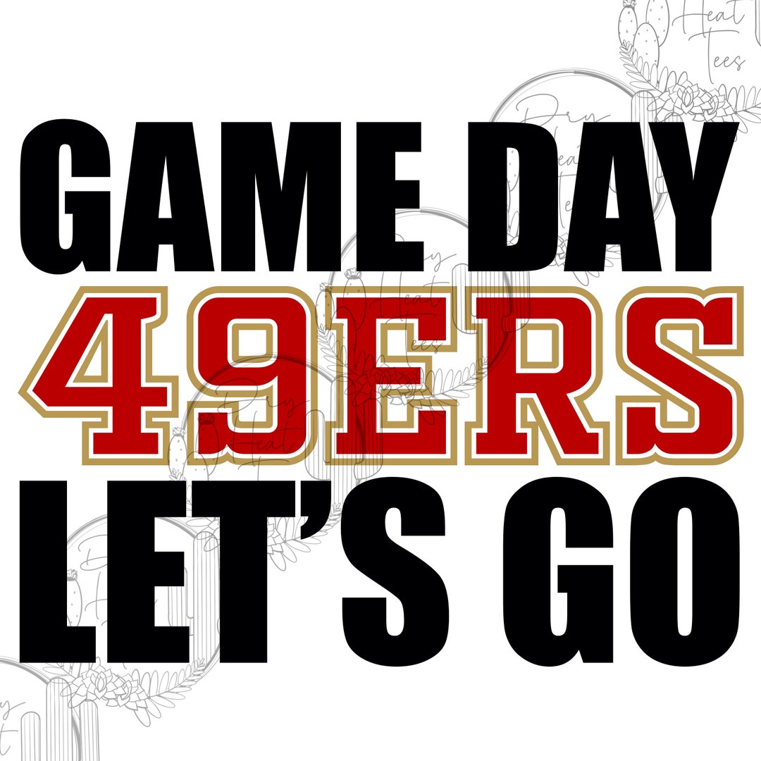 49ers Game Day PNG & SVG - Etsy