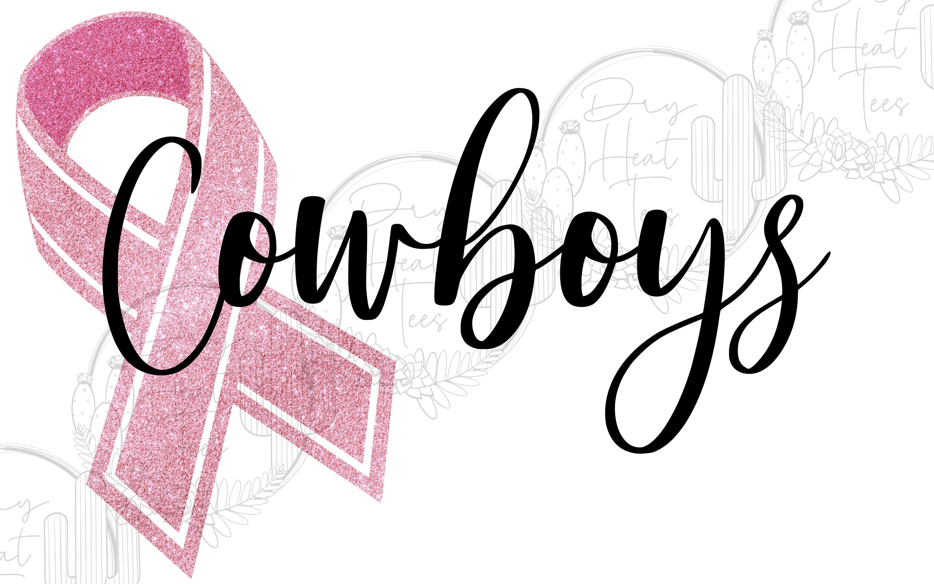 Breast Cancer Awareness Cowboys PNG & SVG - Etsy
