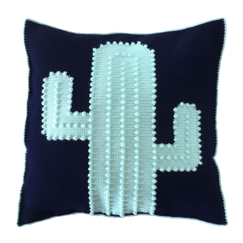 Crocheted Cactus CushionPDF PATTERN image 1