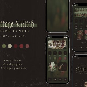 Cottage Witch Aesthetic Theme for iOS + Android