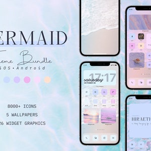 Mermaid Aesthetic Theme for iOS + Android